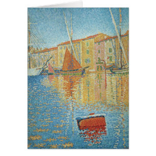 The Red Buoy by Paul Signac, Vintage Pointillism