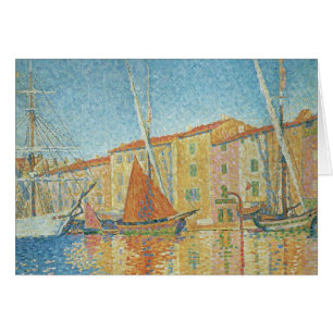 The Red Buoy by Paul Signac, Vintage Pointillism
