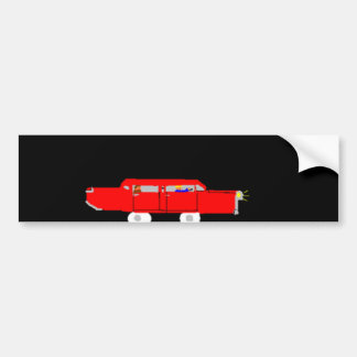 The Red Car Bumper Sticker