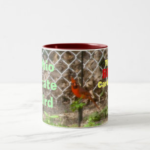 THE RED CARDINAL, OHIO BIRD mug
