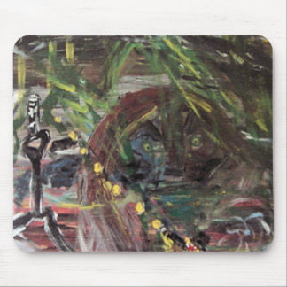 THE RED CLOWN MOUSE MAT