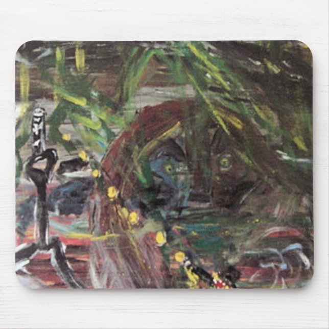 THE RED CLOWN MOUSE MAT (Front)