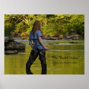 The "Red Cricket"-trout can't res... Poster