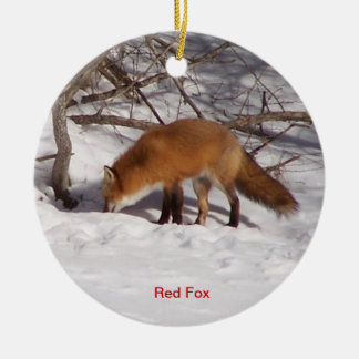 The Red Fox Ceramic Tree Decoration