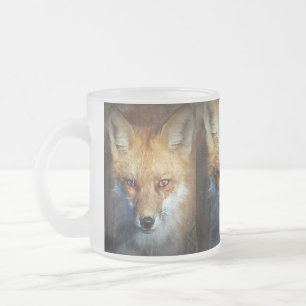 The Red Fox Gifts & Greetings Frosted Glass Coffee Mug