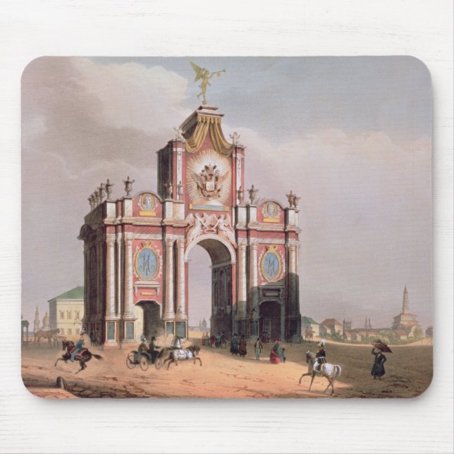 The Red Gate in Moscow Mouse Mat (Front)