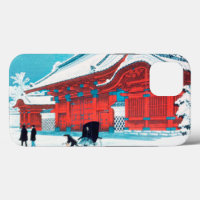 The Red Gate of Hongo in Snow by Hiroaki Takahashi