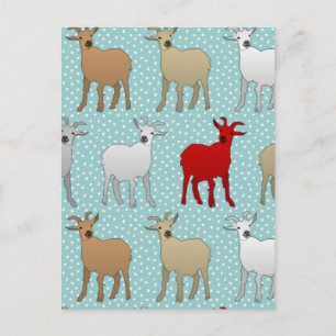 The Red Goat Postcard