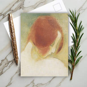 The red haired Girl, Helene Schjerfbeck Postcard