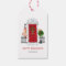 The Red Holiday Christmas Door Gift Tag