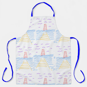 The Red Lighthouse and the Yellow Pier  Apron