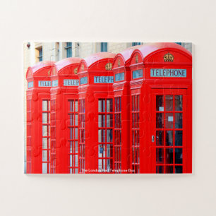 The Red London Telephone Box Jigsaw Puzzle