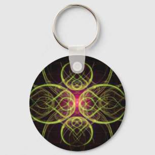 The Red Medallion By Alexandra Cook aka Linandara Key Ring