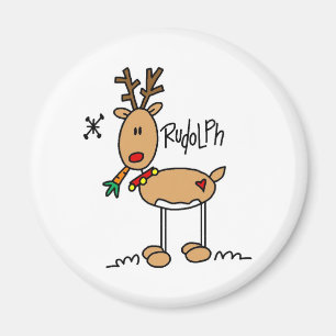 The Red Nosed Reigndeer Magnet