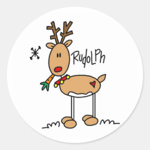 The Red Nosed Reindeer Sticker
