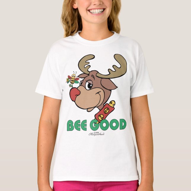 the Red-Nosed Reindeer T-Shirt (Front)