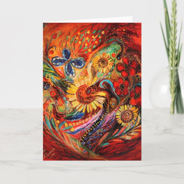 The Red on Red Card (Front)