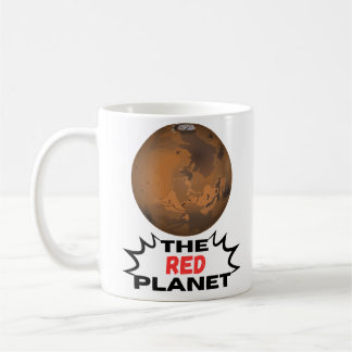 The Red Planet Design Coffee Mug