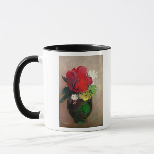 The Red Poppy Mug (Left)