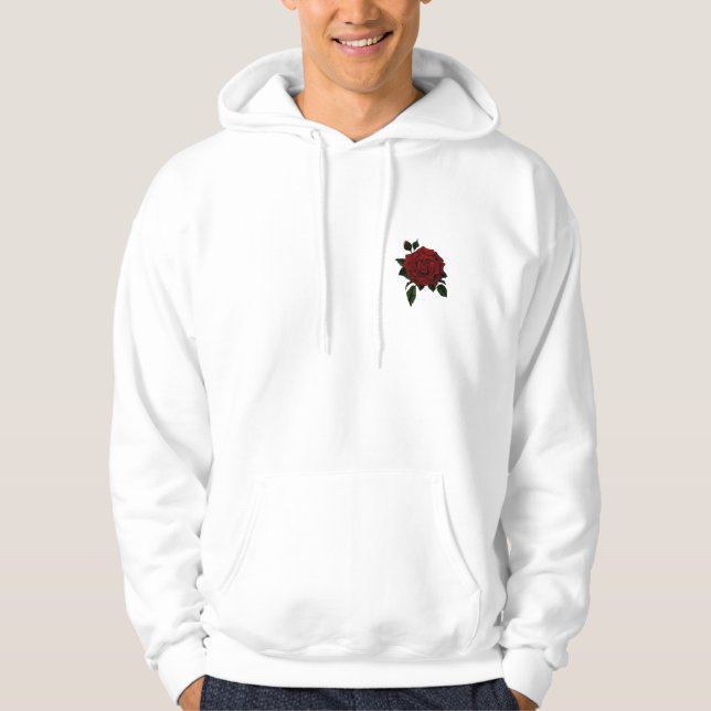 The red rose and its bloody secret hoodie (Front)