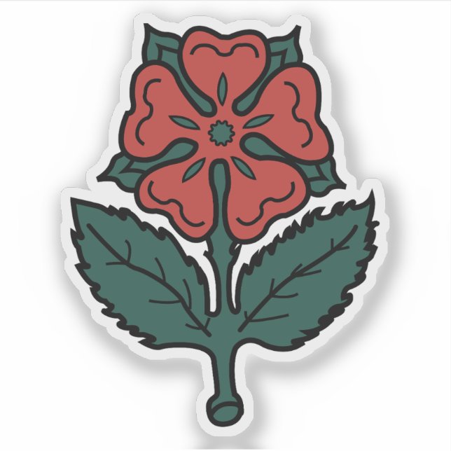 The Red Rose of Lancaster, Montreal flag, Canada (Front)