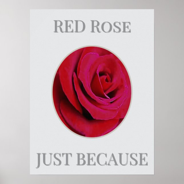 THE RED Rose Poster (Front)