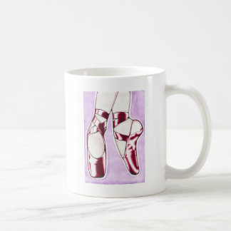 The Red Shoes ballet slippers Coffee Mug