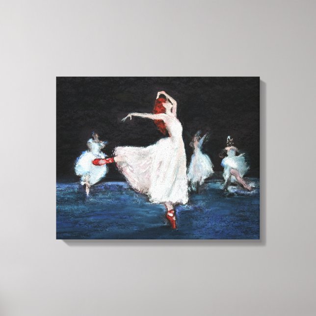 The Red Shoes Canvas Print (Front)
