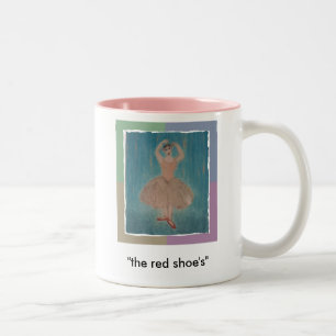 "the red shoe's" Two-Tone coffee mug