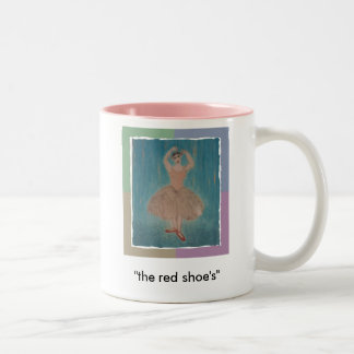 "the red shoe's" Two-Tone coffee mug