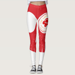 The Red Skull Leggings Design