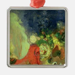 The Red Sphinx Metal Tree Decoration