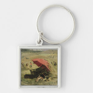 The Red Sunshade, c.1860 Key Ring