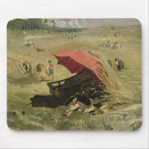 The Red Sunshade, c.1860 Mouse Mat
