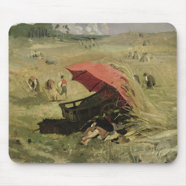 The Red Sunshade, c.1860 Mouse Mat (Front)