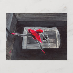 The Red Swan Postcard