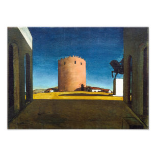 The Red Tower   Giorgio de Chirico    Photo Print