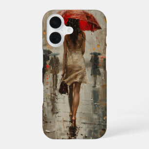 The Red Umbrella iPhone 16 Case