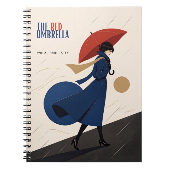 the red umbrella notebook (Front)