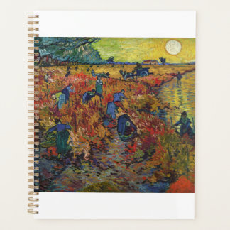 The Red Vineyard 1888 by Vincent van Gogh Planner