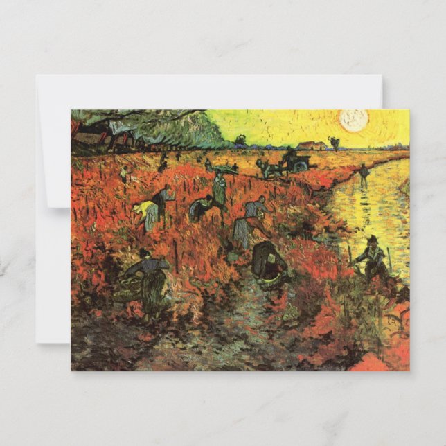 The Red Vineyard by Vincent van Gogh (Front)