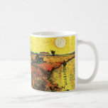 The Red Vineyard by Vincent van Gogh Coffee Mug<br><div class="desc">The Red Vineyard by Vincent van Gogh is a vintage fine art post impressionism daily life landscape painting featuring peasant farmers working in a fields on a farm at sunset. It was the only painting sold during van Gogh's lifetime. About the artist: Vincent Willem van Gogh was a Post Impressionist...</div>