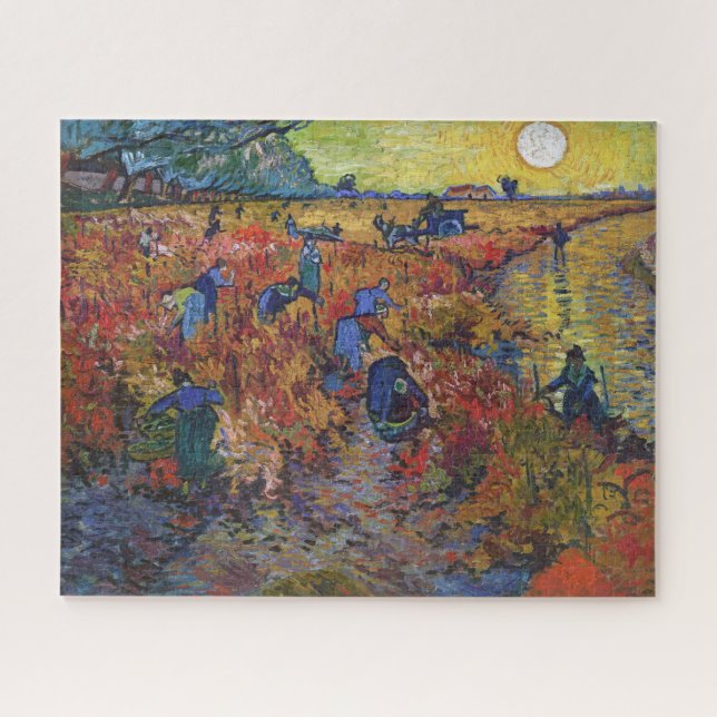 The Red Vineyard | Vincent van Gogh | Jigsaw Puzzle (Horizontal)