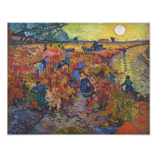 The Red Vineyard   Vincent van Gogh   Photo Print