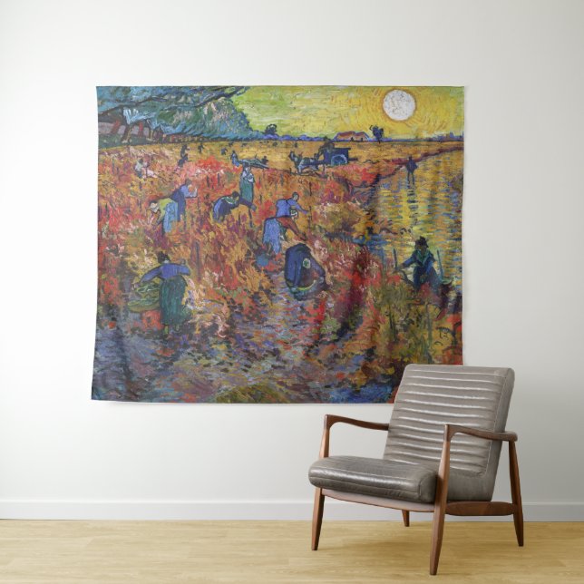 The Red Vineyard | Vincent van Gogh | Tapestry (In Situ (Horizontal))