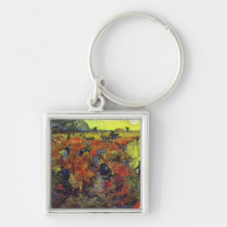 The Red Vinyard by Vincent Van Gogh Key Ring