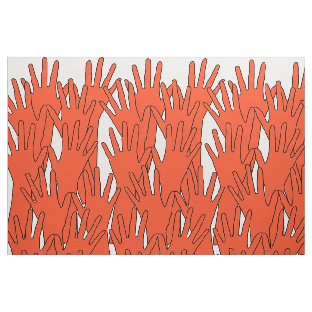 The Red Wave Fabric (Fat Quarter)