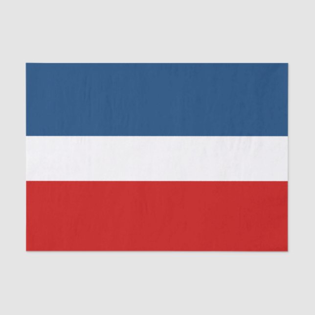 The Red White and Blue 10lb Tissue Paper, White Paper (Front)