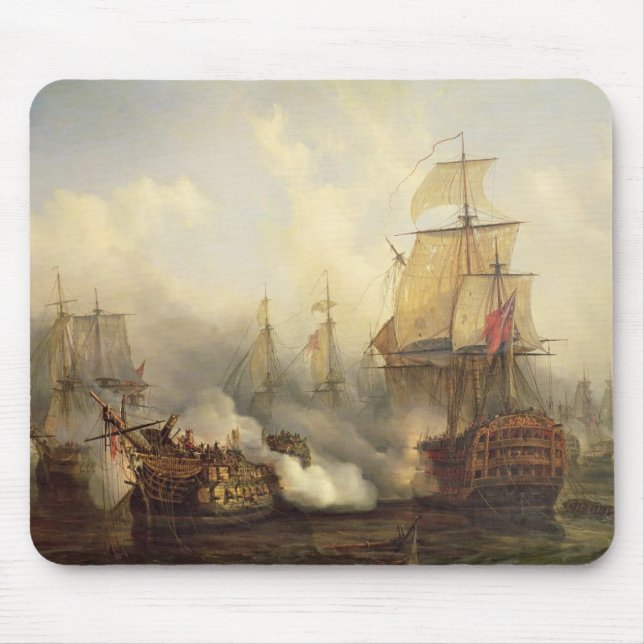 The Redoutable at Trafalgar, 21st October 1805 Mouse Mat (Front)
