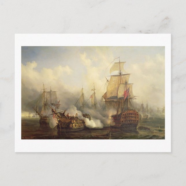 The Redoutable at Trafalgar, 21st October 1805 Postcard (Front)